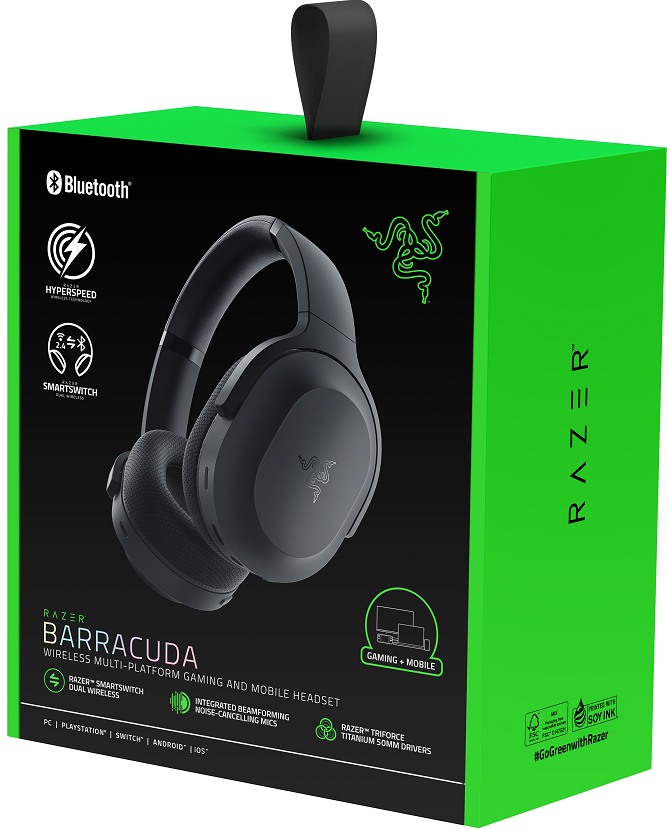 Auricular Razer Barracuda Wireless Bluetooth Black (8877) | Razer